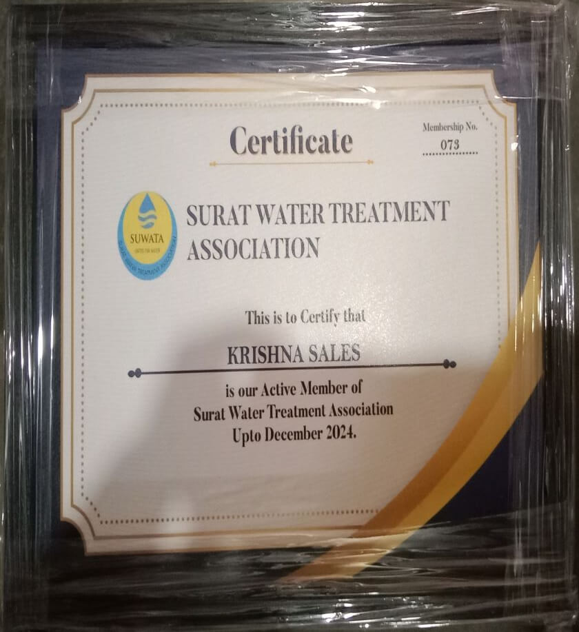 Krishna Sales And Service Certificate